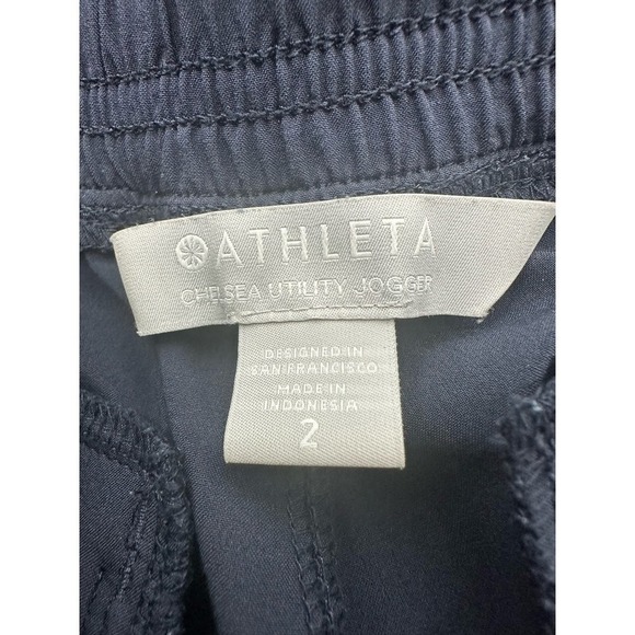Athleta Chelsea Utility Jogger Size 2 navy - Picture 8 of 9